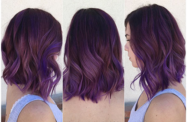 Medium Purple Hair