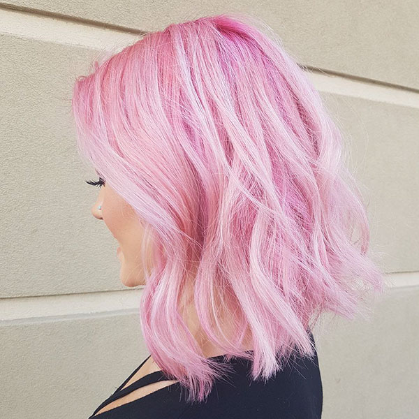 Medium Pink Hair Color Pictures