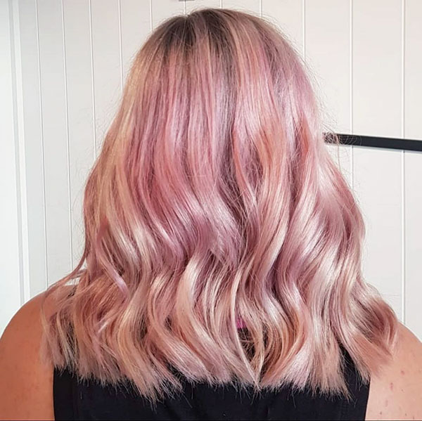 Medium Pink Hair Color Ideas