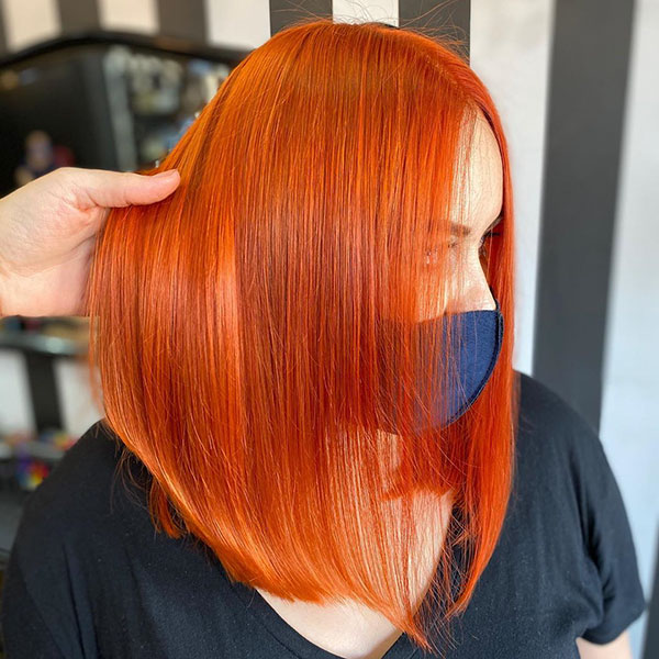 Medium Orange Hairstyles