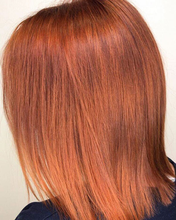 2020 Medium Red Haircuts