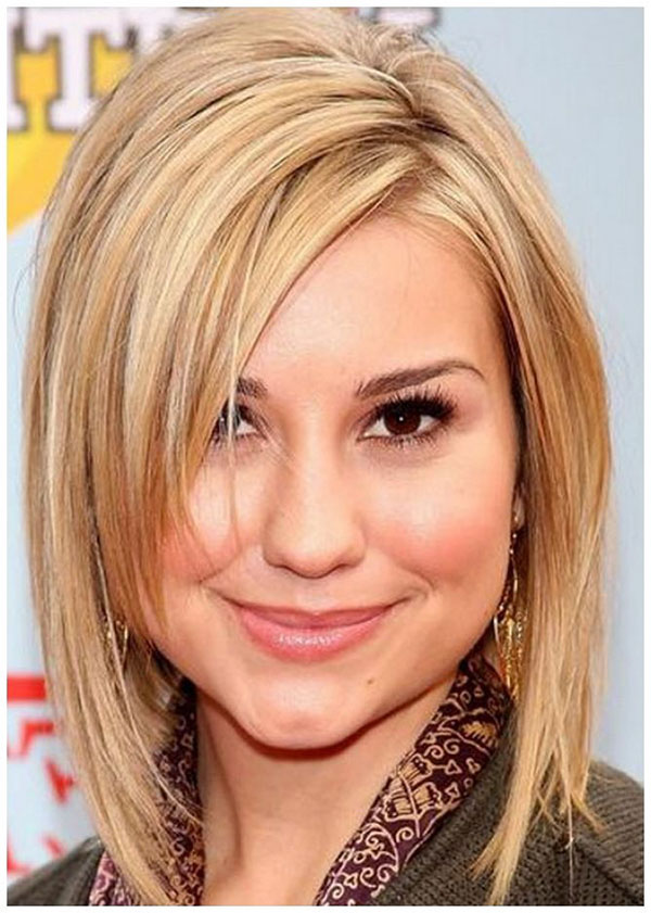 Medium Cut Hairstyles For Round Faces