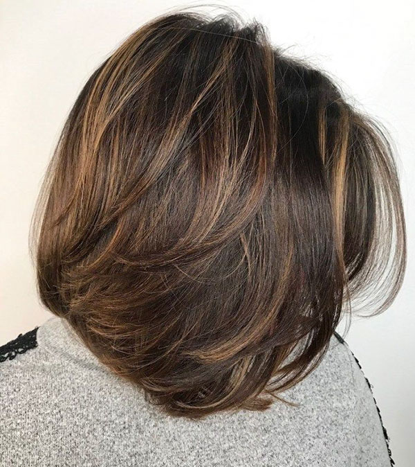 Medium Brown Hair With Highlights