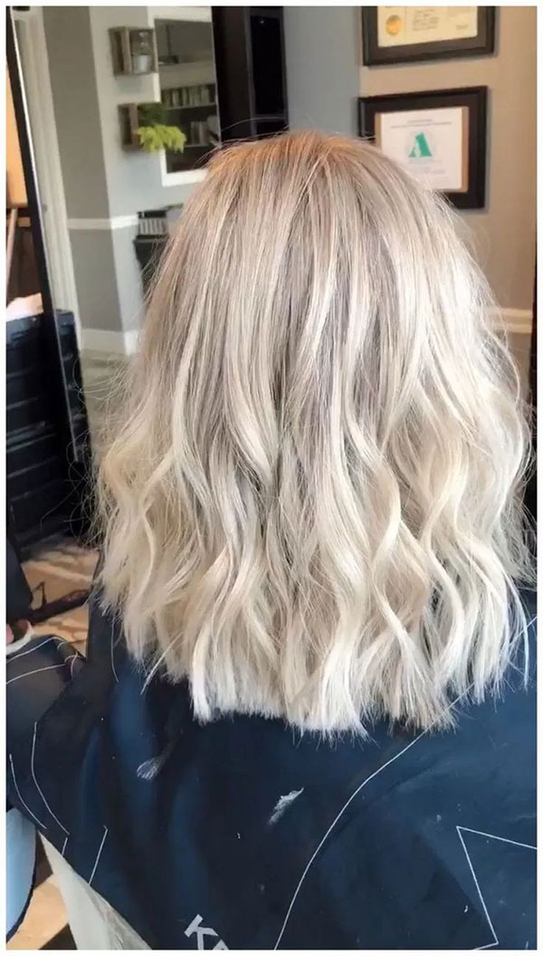 Blonde Hair with Highlights